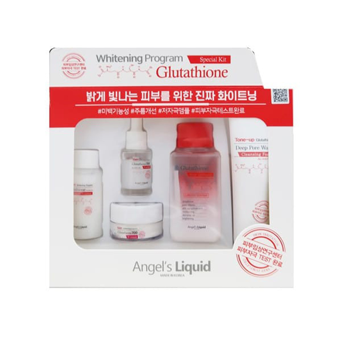 Bộ dưỡng trắng da 7Day Whitening Program Glutathione Angel’s Liquid Special Kit