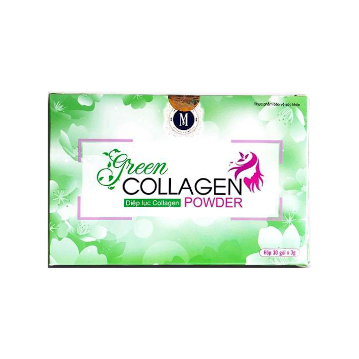 Diệp Lục Collagen – Đẹp Da Cân Bằng Nội Tiết Tố Hỗ Trợ Trị Nám 30 gói