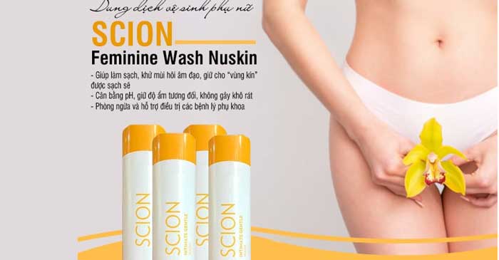 Dung Dịch Vệ Sinh Phụ Nữ Cao Cấp Scion Feminine Wash Nuskin 200ml