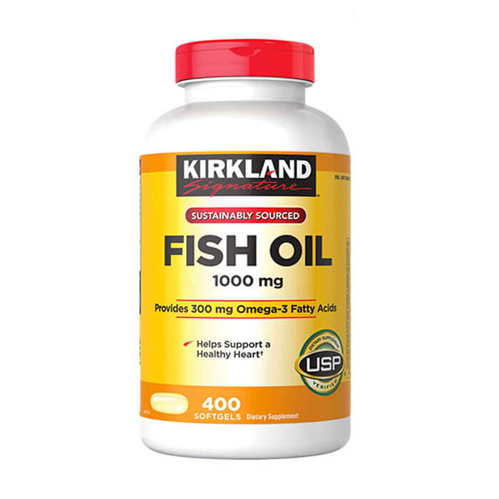 Viên uống bổ sung Omega-3 Kirkland Fish Oil 400 Viên – Nhập khẩu Mỹ